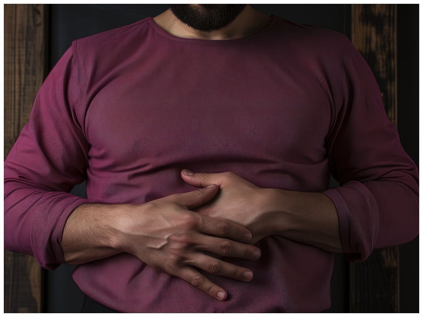 Indigestion can cause bloating in your stomach (Image via Vecteezy)