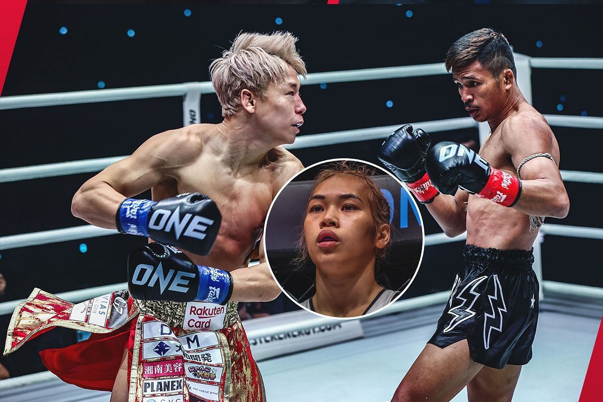 Takeru Segawa, Wondergirl, Superlek Kiatmoo9 - Photo by ONE Championship