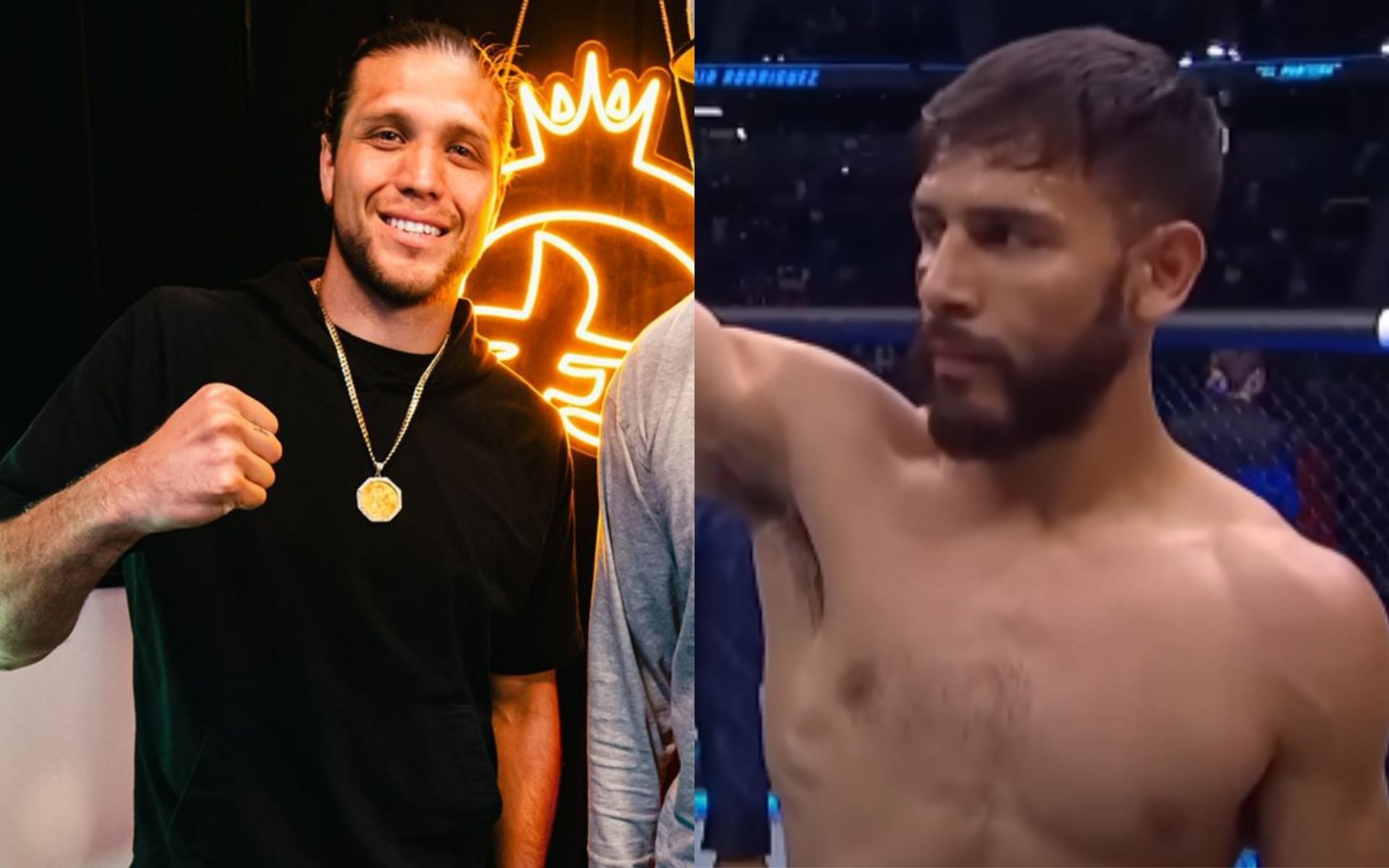 Brian Ortega pumped for comeback fight against Yair Rodriguez  [Image courtesy: @BrianTcity - X, and UFC - YouTube]