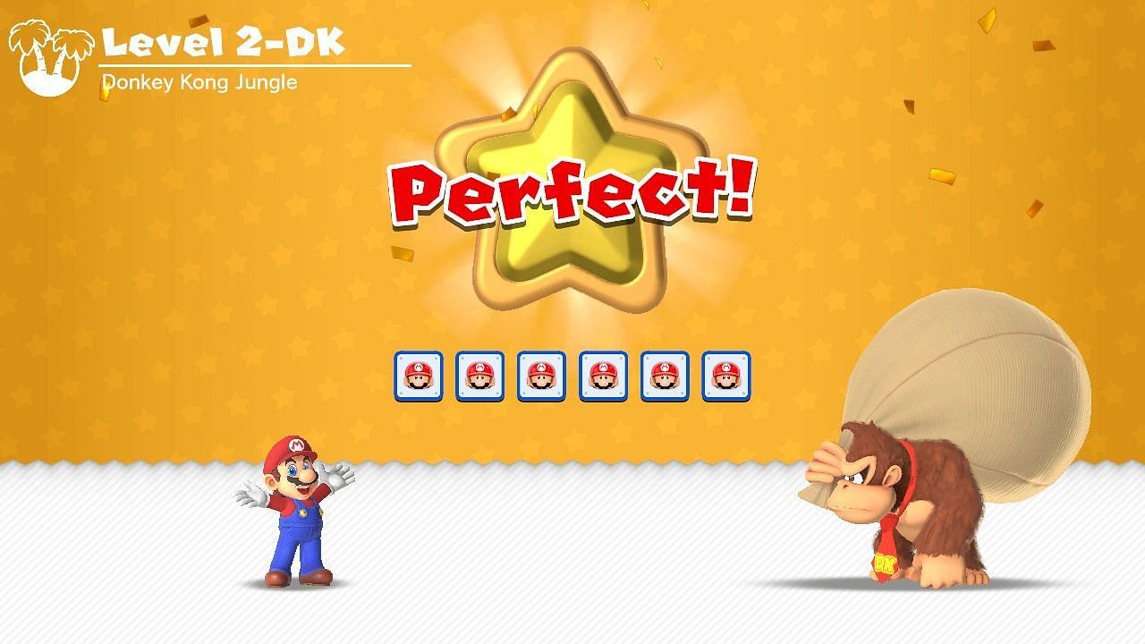 Getting the &quot;Perfect&quot; score is the prime objective here (Image via Nintendo)