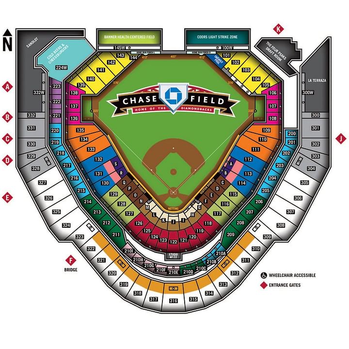 Arizona Diamondbacks Stadium - History, Capacity, Seating Chart ...