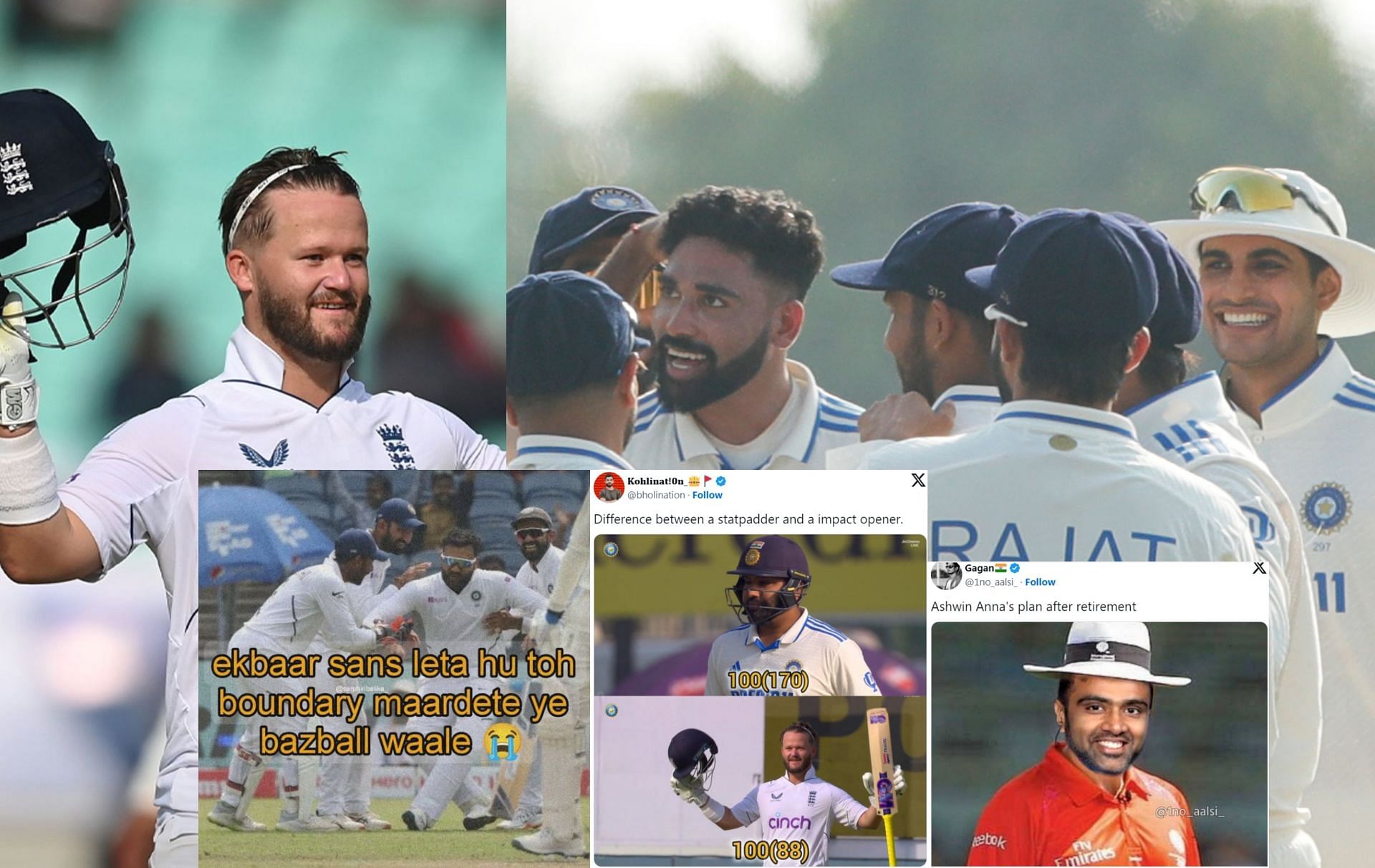 Fans react after day 2 of 3rd Test in Rajkot.