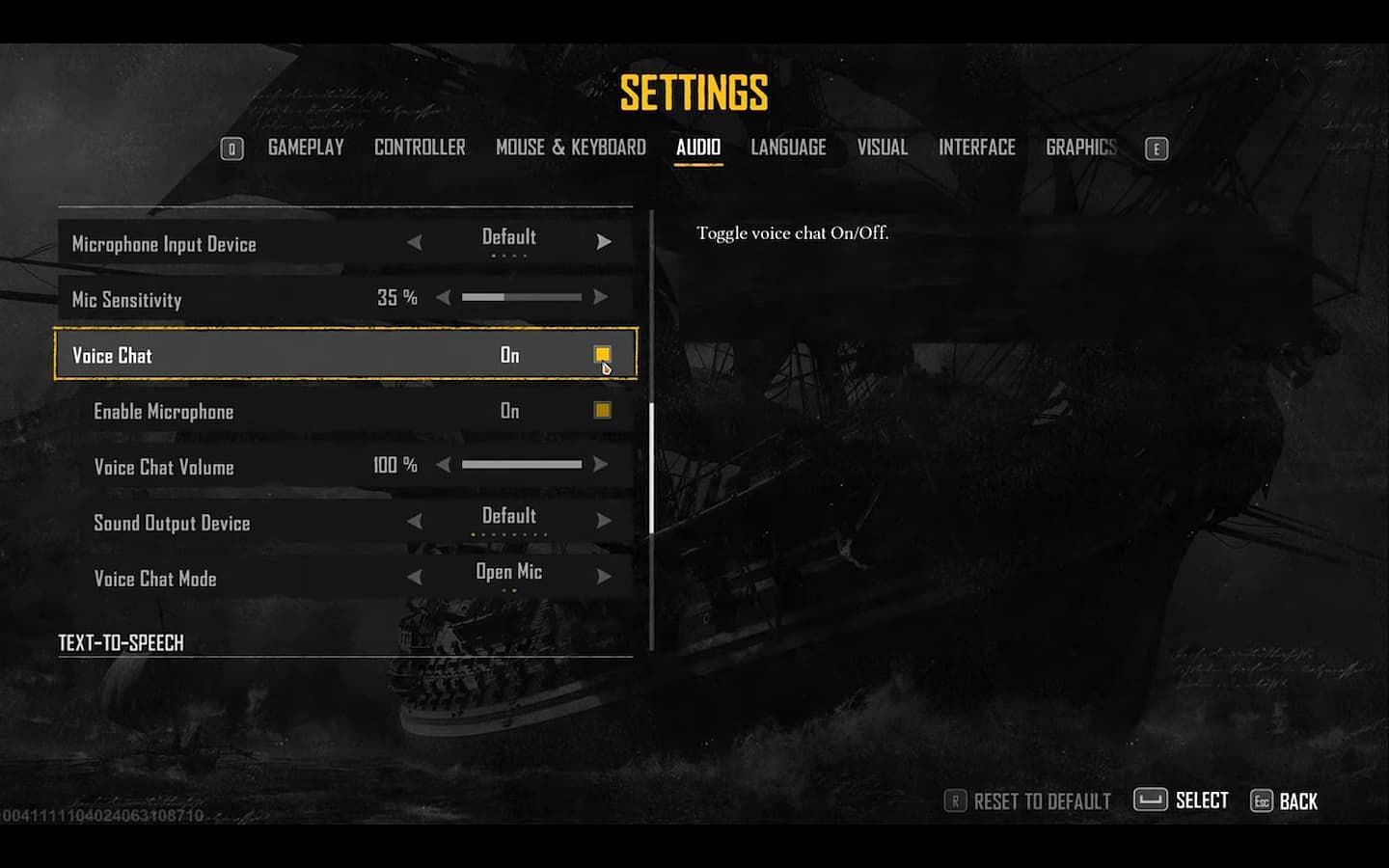You can enable voice chat from Audio Settings (Image via Ubisoft)
