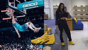 LaMelo Ball's girlfriend Ana Montana flaunts Hornets star's "MB 03 Porsche Legacy Basketball Shoes"
