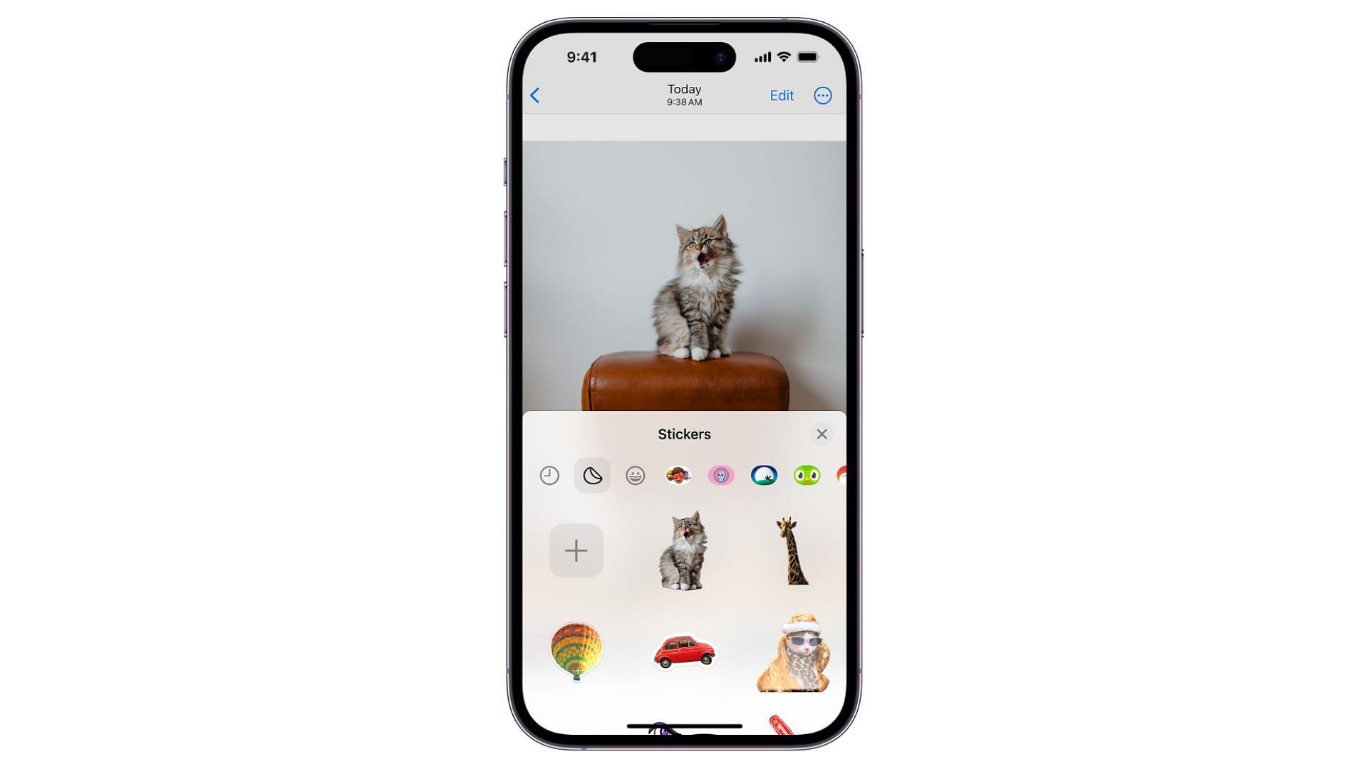 iPhone 15 hidden feature - convert any image to a sticker (Image via Apple)