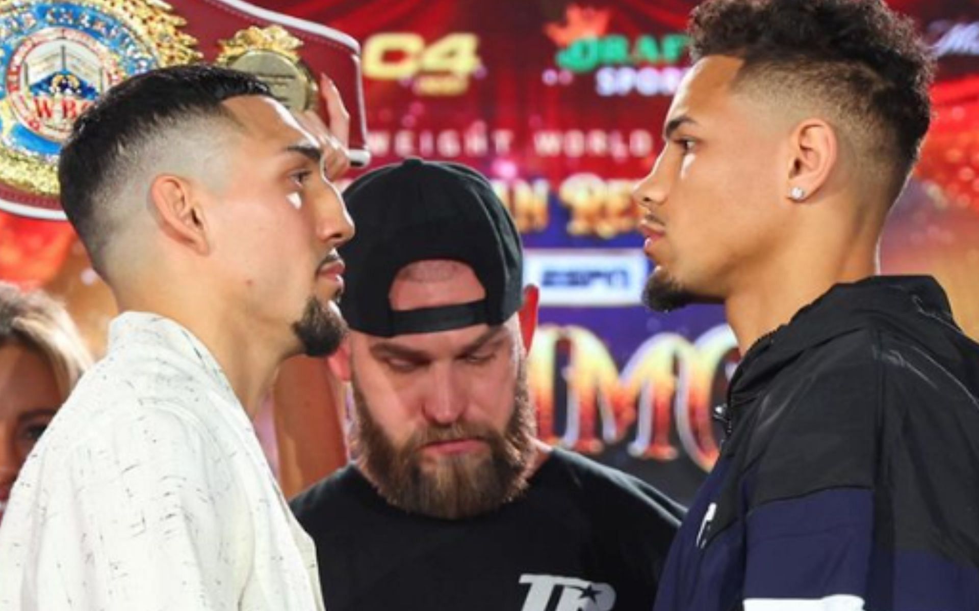 Teofimo Lopez vs. Jamaine Ortiz will go down later today. [Image via @TopRank on Instagram]