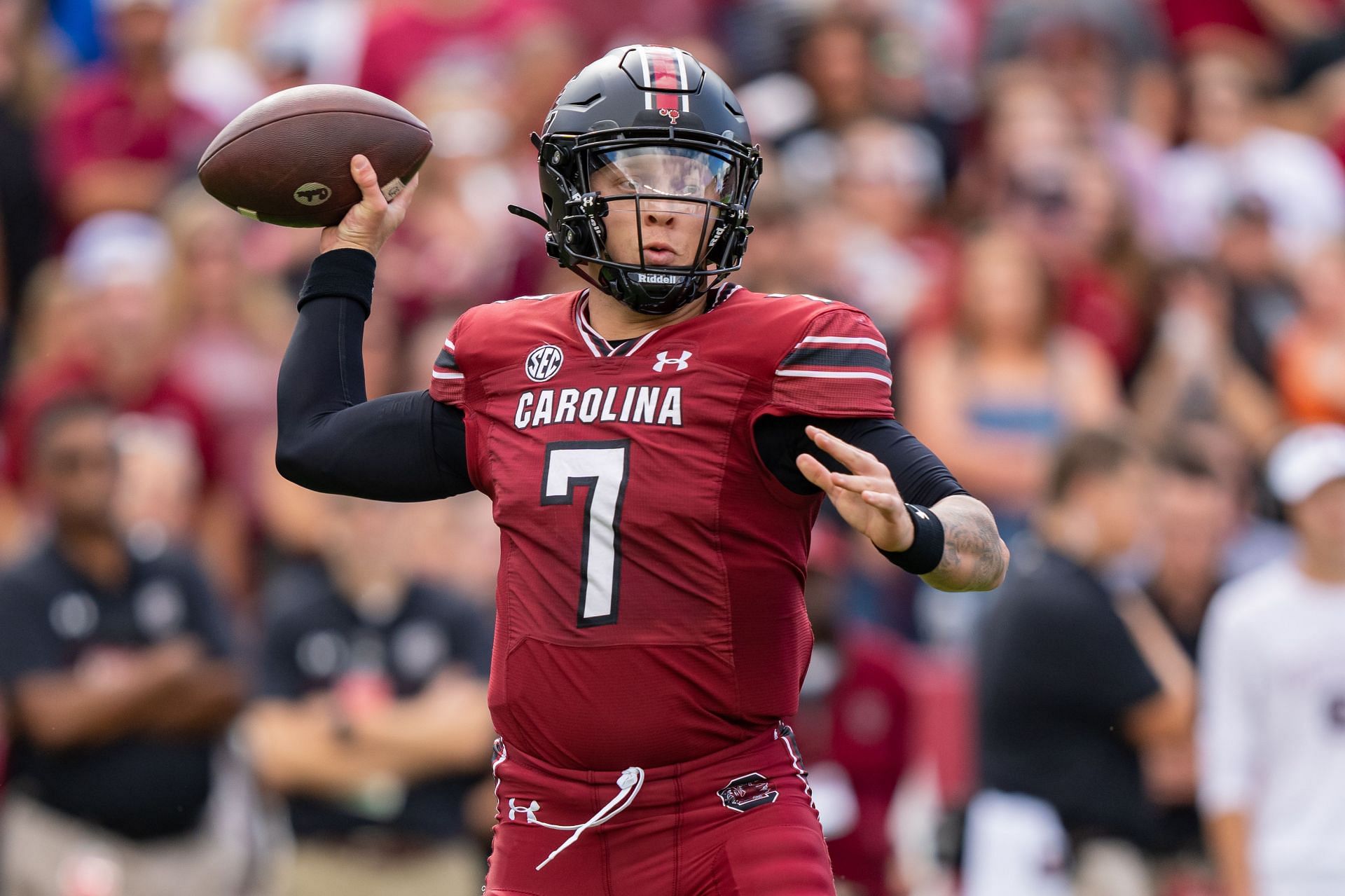 Spencer Rattler Senior Bowl stats 2024 How did former South Carolina