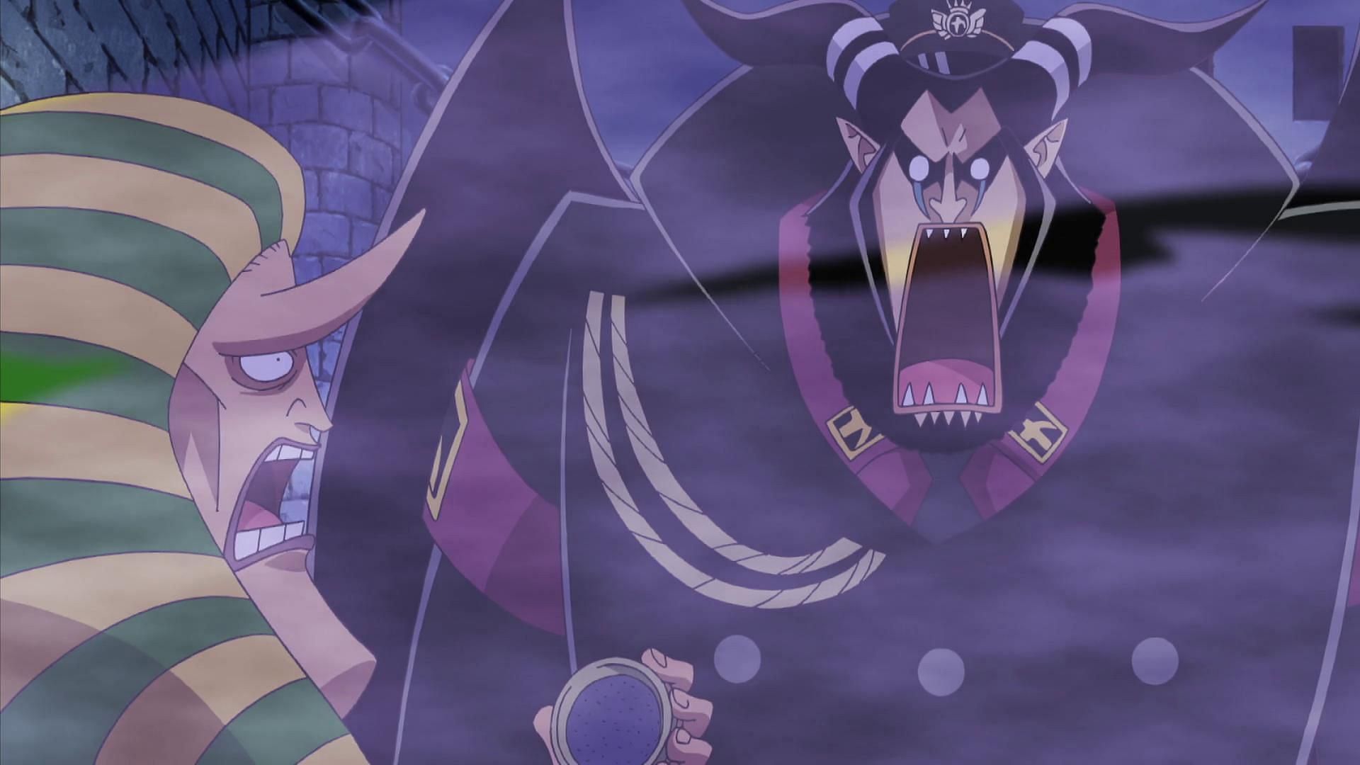 Hannyabal and Magellan as seen in One Piece (Image via Toei Animation)