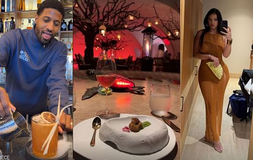 Paul George and Daniela Rajic spends date night in style