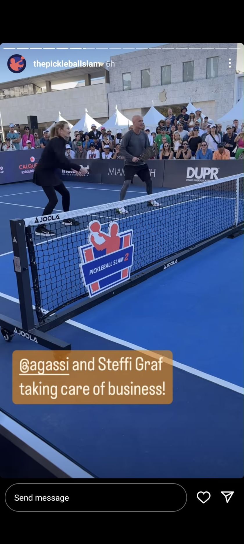 Andre Agassi and Steffi Graf's daughter Jaz captures the couple