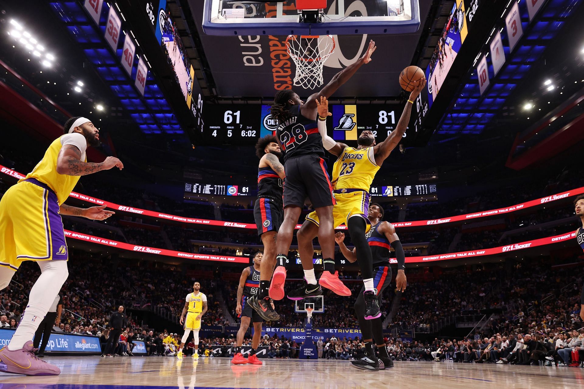 Los Angeles Lakers v Detroit Pistons