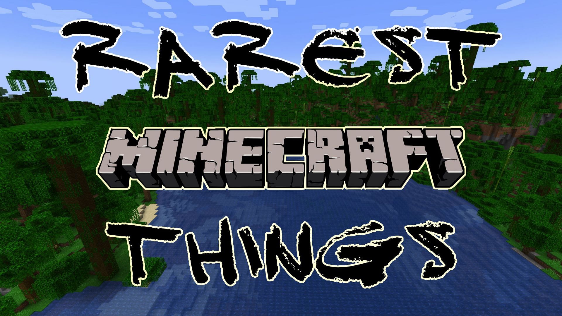 The 10 rarest in game occurrences (Image via Mojang)