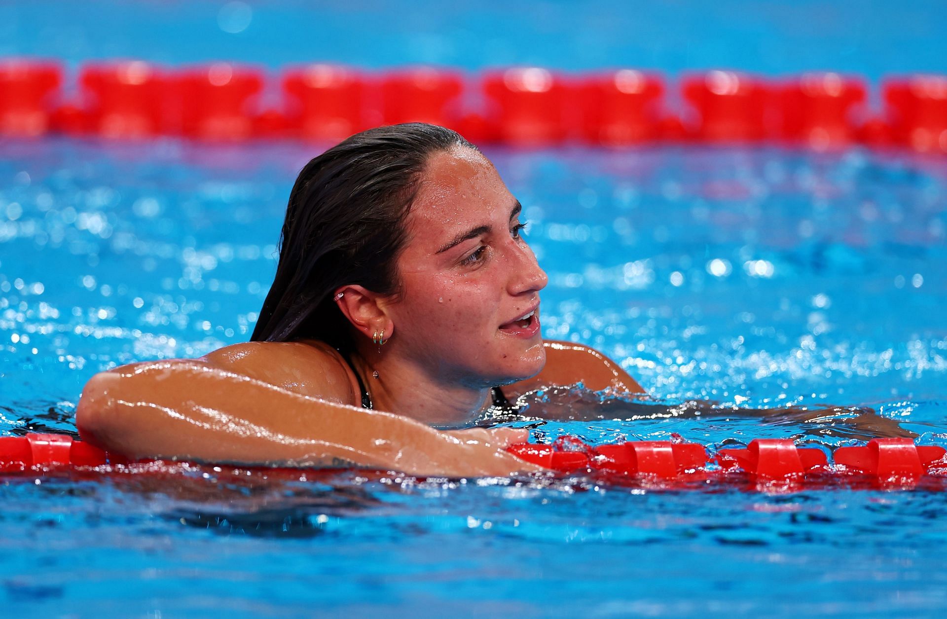 Italy&#039;s Simona Quadarella is one of the swimmers to watch out for in the 800m freestyle at Doha World Aquatics Championships 2024. (Photo by Maddie Meyer/Getty Images)