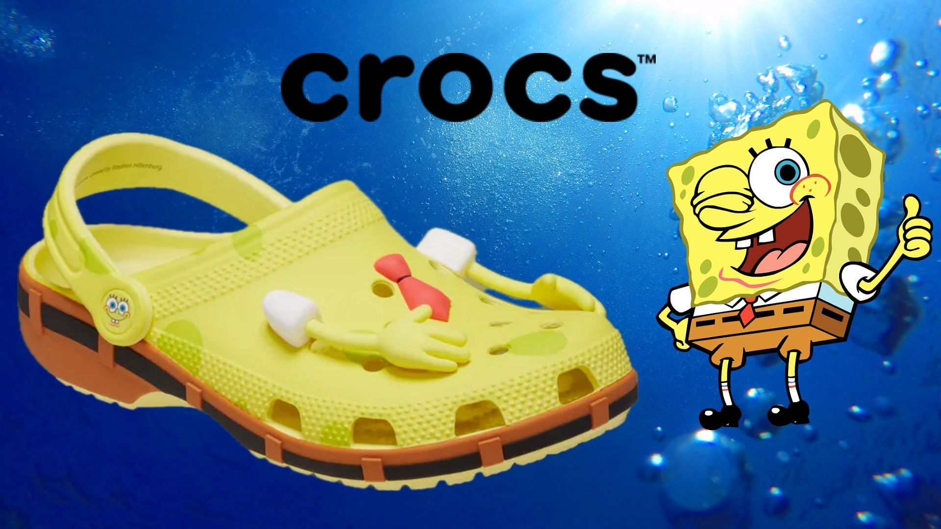 Spongebob crocs on sale