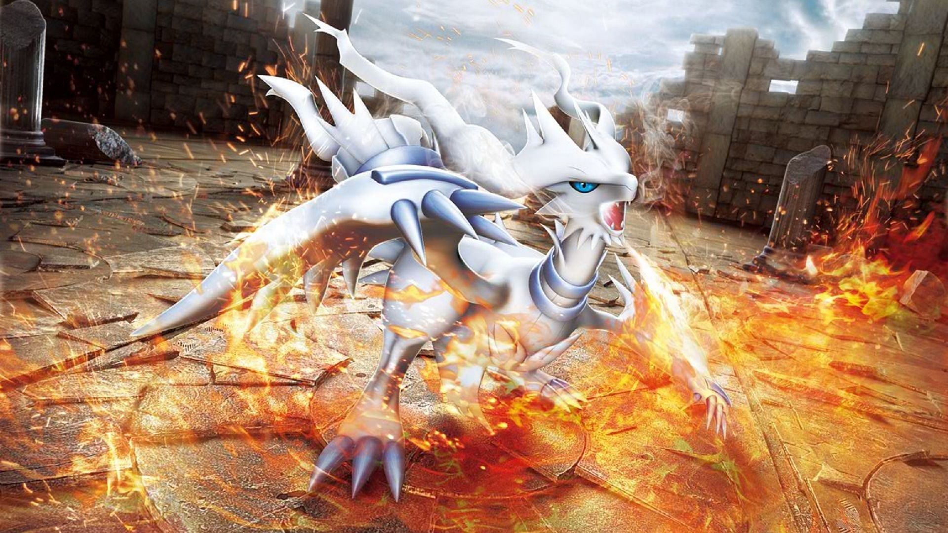 Official TCG art for Reshiram (Image via The Pokemon Company)