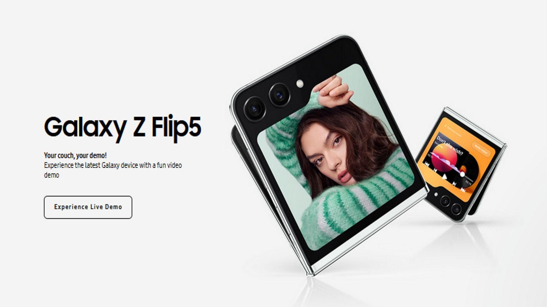 Samsung Galaxy Z Flip 5 (Image via Samsung)