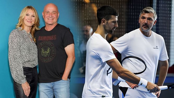Tennis News Today: Andre Agassi & Steffi Graf's daughter Jaz cheers on her mother at Pickleball Slam 2; Novak Djokovic's coach quashes claims of Serb not being healthy during Australian Open loss