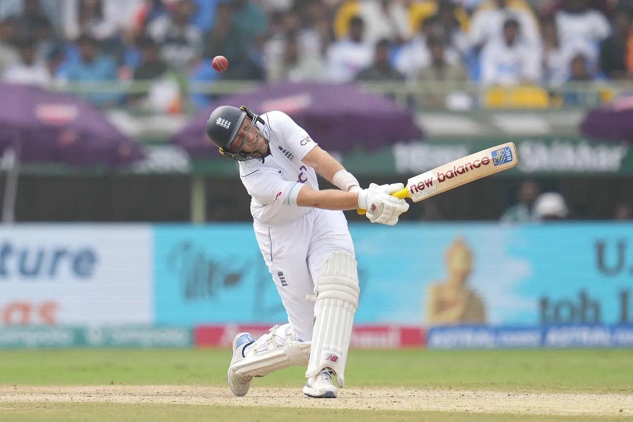 Joe Root lost his wicket while trying to play a big shot. [P/C: BCCI]
