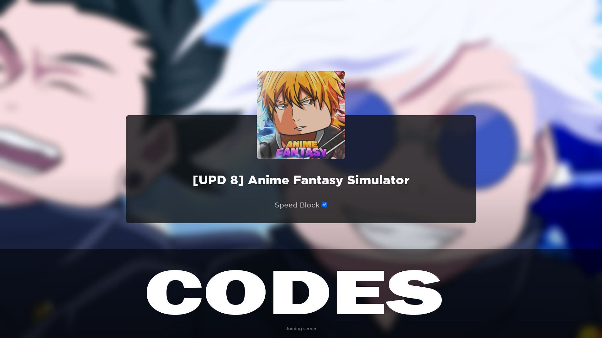 Anime Fantasy Simulator codes
