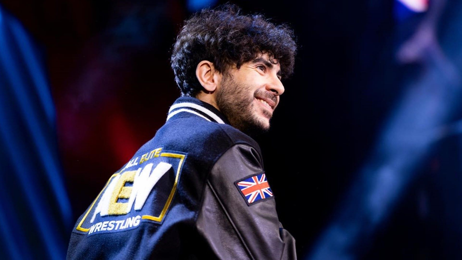 AEW President Tony Khan looks on at Dynamite from Daily