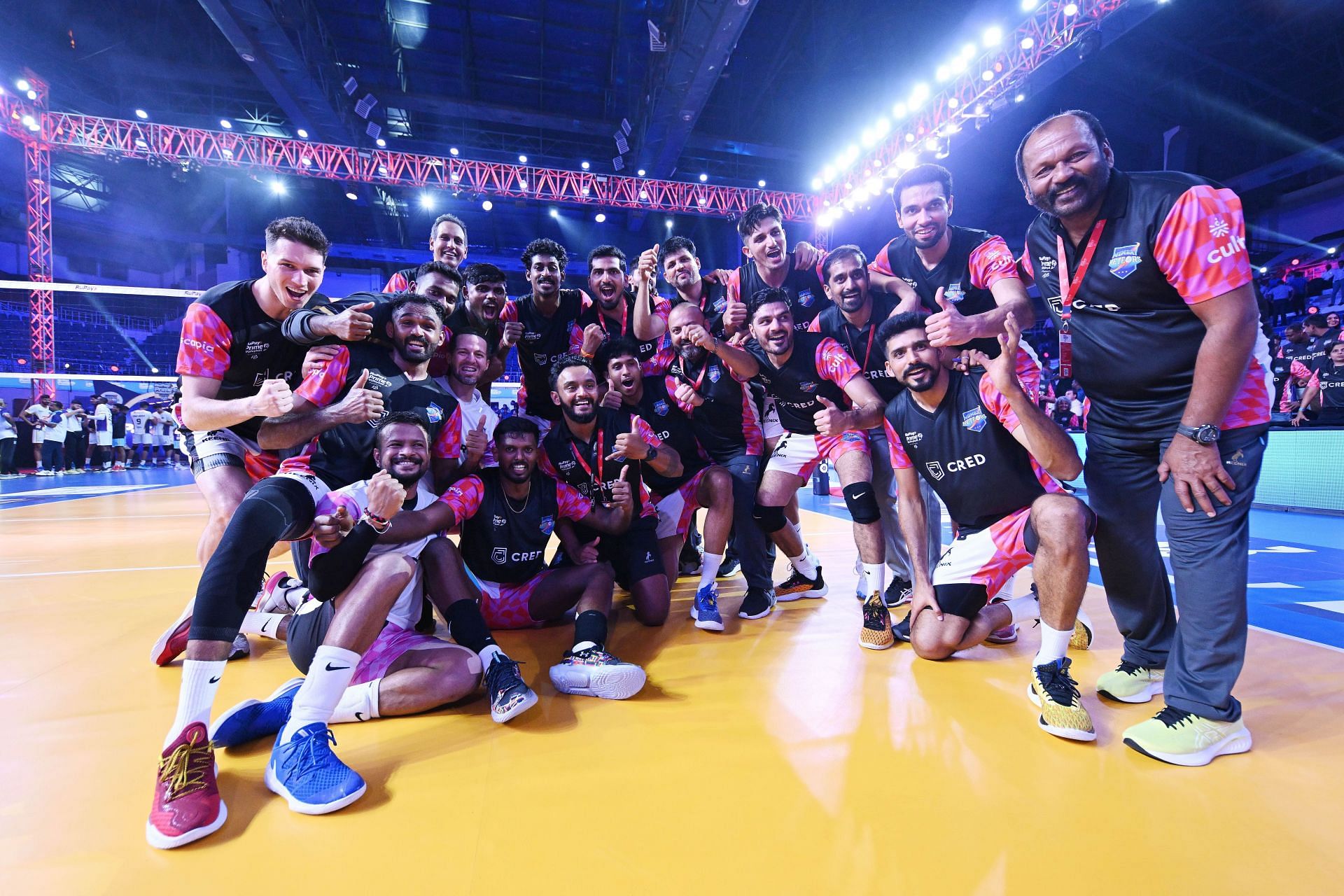 Mumbai Meteors. (Credit: RuPay Prime Volleyball League)