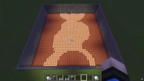 Minecraft player creates massive wind charge and redstone lamp contraption