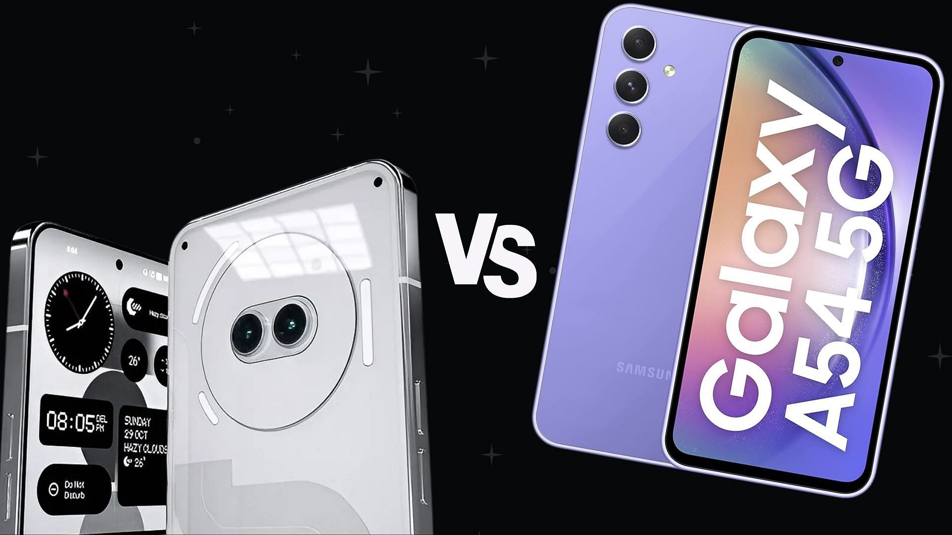 Nothing Phone 2a vs Samsung Galaxy A54