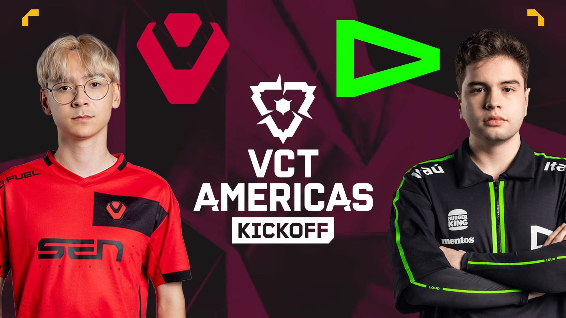 Sentinels vs LOUD at VCT Americas Kickoff (Image via Riot Games, Sentinels and LOUD)