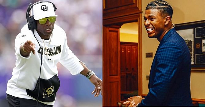 WATCH: $50 million worth Deion Sanders has hilarious reaction when son Shilo Sanders asked Coach Prime for “another chain”