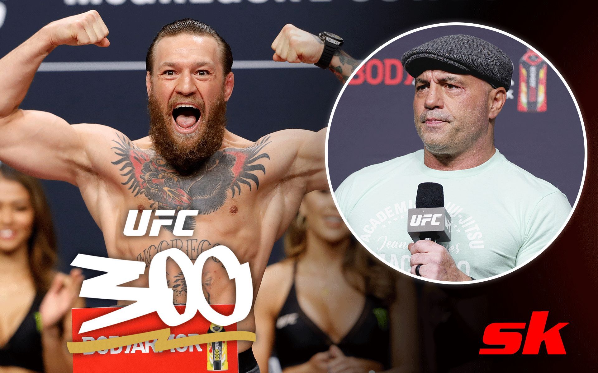 Joe Rogan (right) makes surprise revelation about Conor McGregor