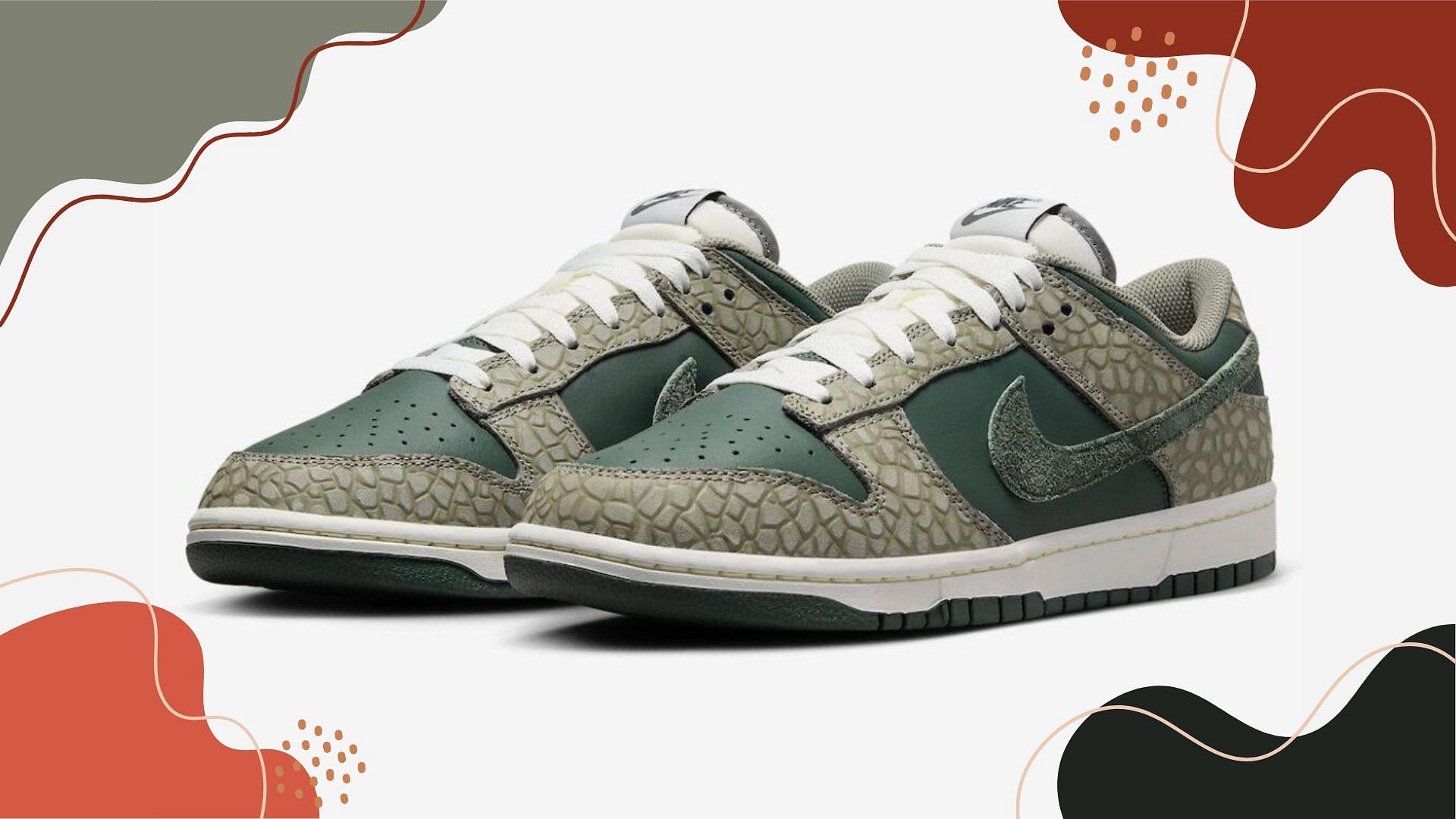 Nike Dunk Low sneakers (Image via YouTube/@ragnoupdates)