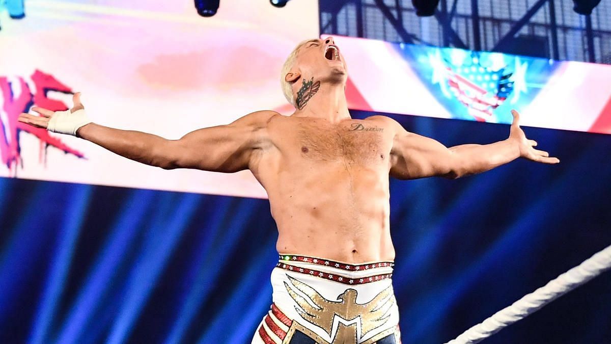 WWE Superstar Cody Rhodes in action.