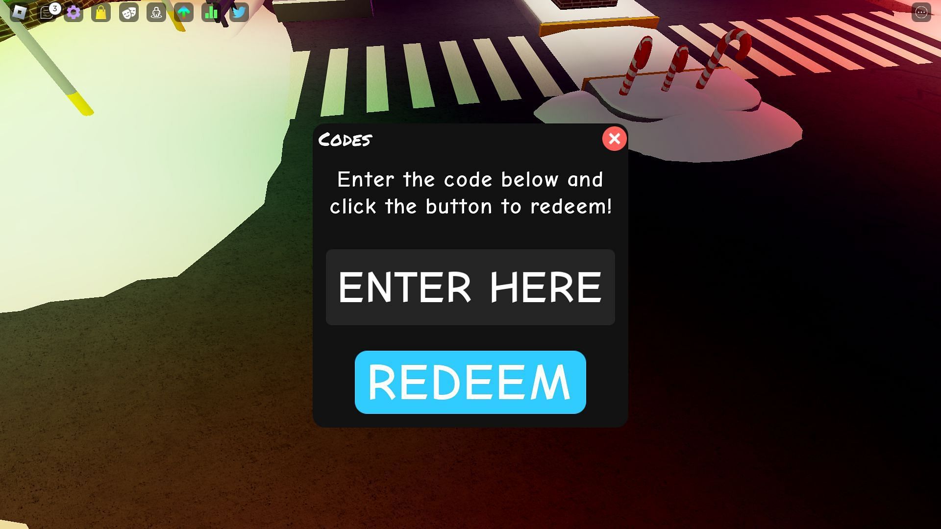 Code box in Funky Friday (Image via Roblox)