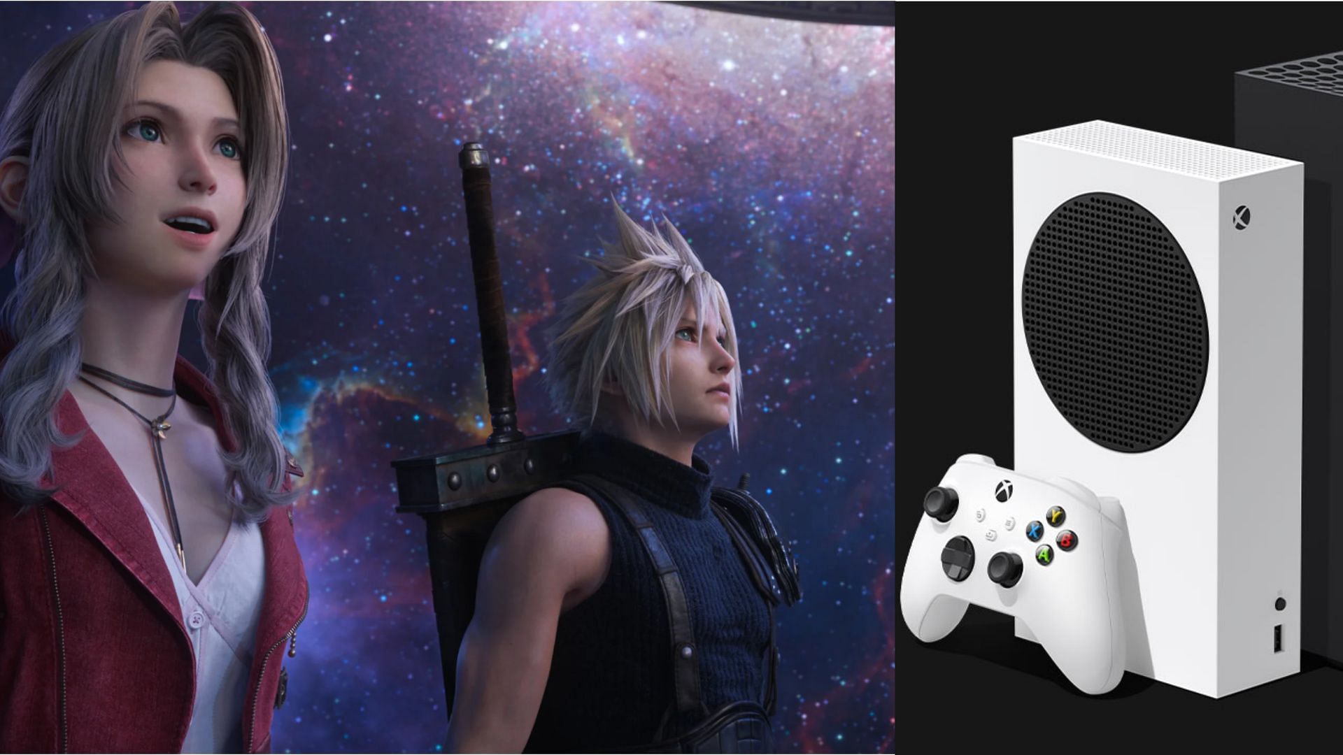Final Fantasy 7 Rebirth and Xbox Sereis S console 