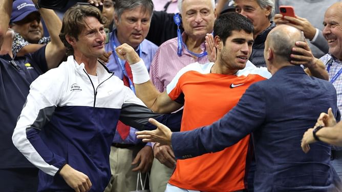 "Dad has been No. 1, so for them to be No. 20 is ugh… what is that?" - Carlos Alcaraz's coach Juan Carlos Ferrero on his children