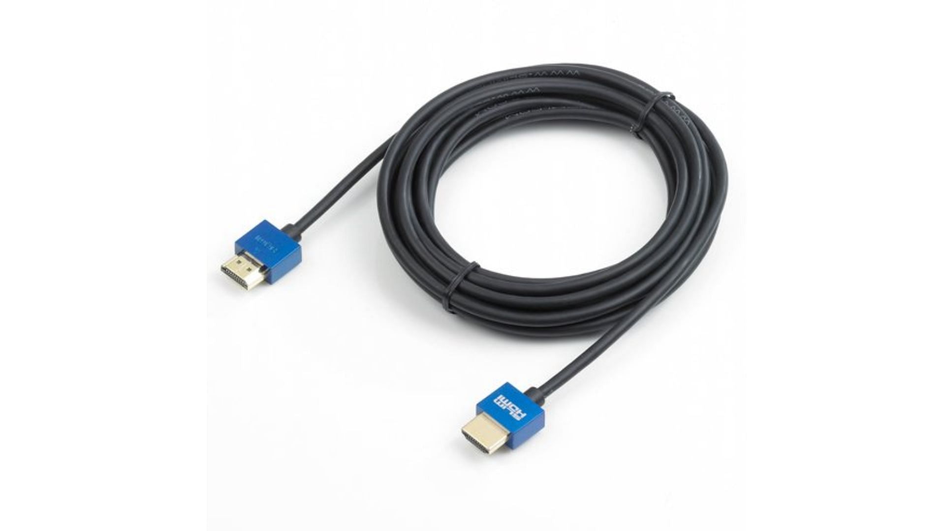 The ultra-slim HDMI cable for PS5 (Image via SlimHDMI/Amazon)