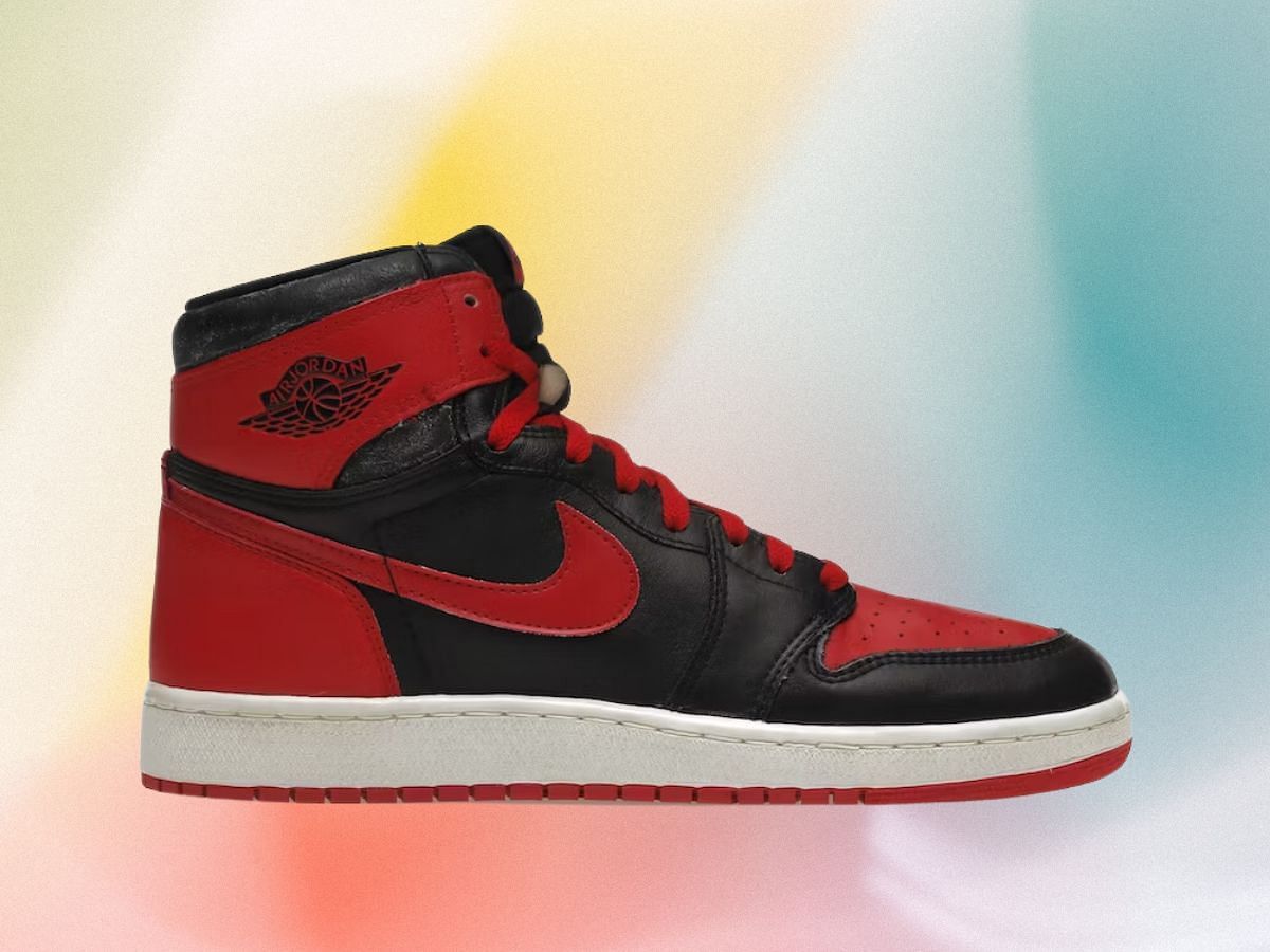 Air Jordan 1 BRED/Banned, 1985 (Image via StockX)