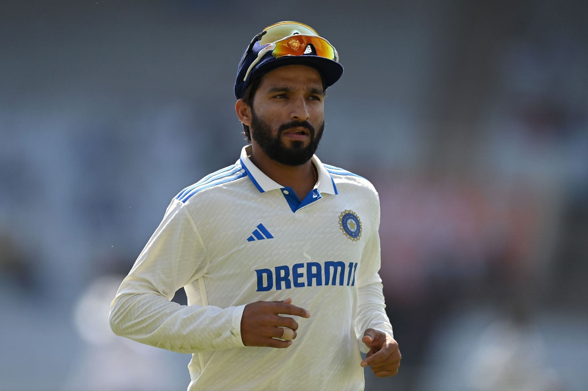 Rajat Patidar in action: India v England - 4th Test Match: Day One