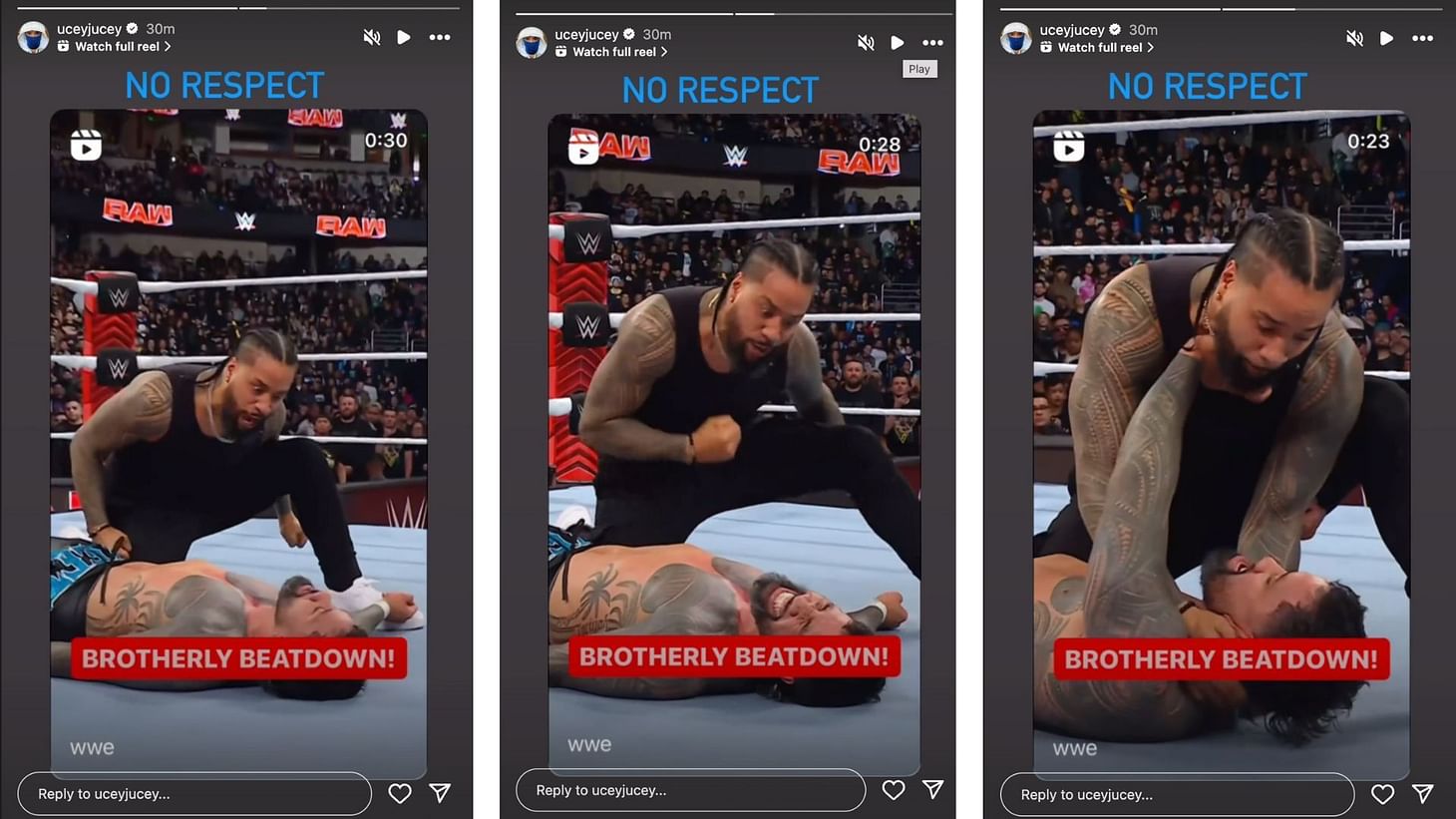 WWE सुपरस्टार जे उसो की स्टोरी का स्क्रीनशॉट 