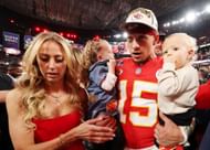 Patrick Mahomes at Super Bowl LVIII - San Francisco 49ers v Kansas City Chiefs