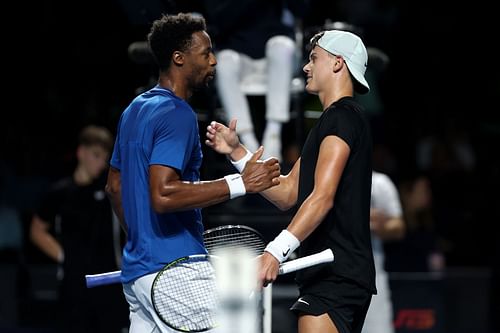 Gael Monfils and Holger Rune