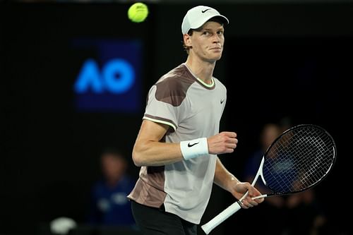 Jannik Sinner at the 2024 Australian Open