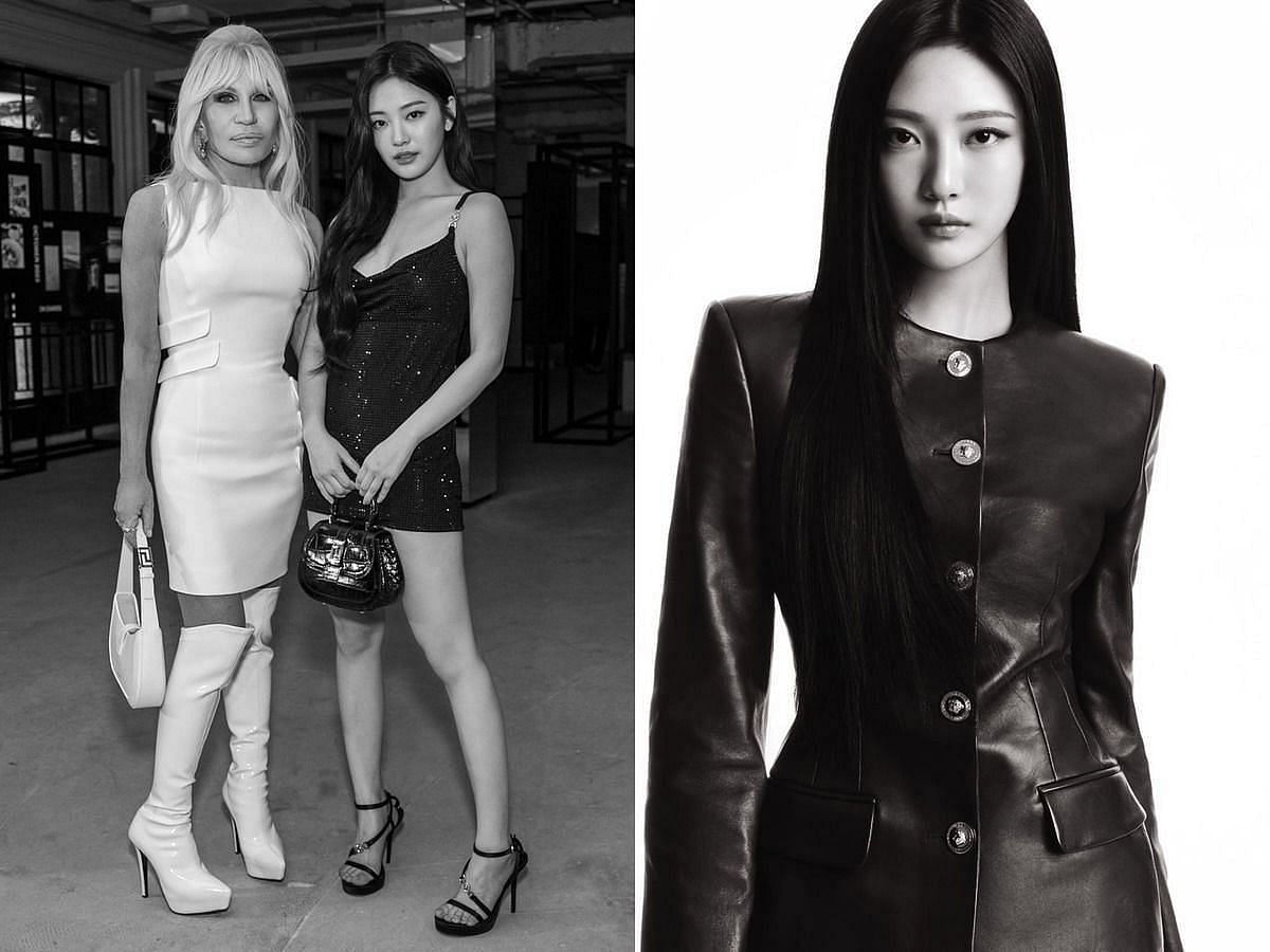 Ningning with Versace owner, Donatella Versace (Image via Instagram/@donatella_versace &amp; @imnotningning