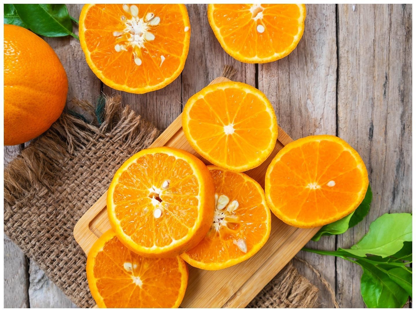 Does eating the entire orange help in digestion? Let