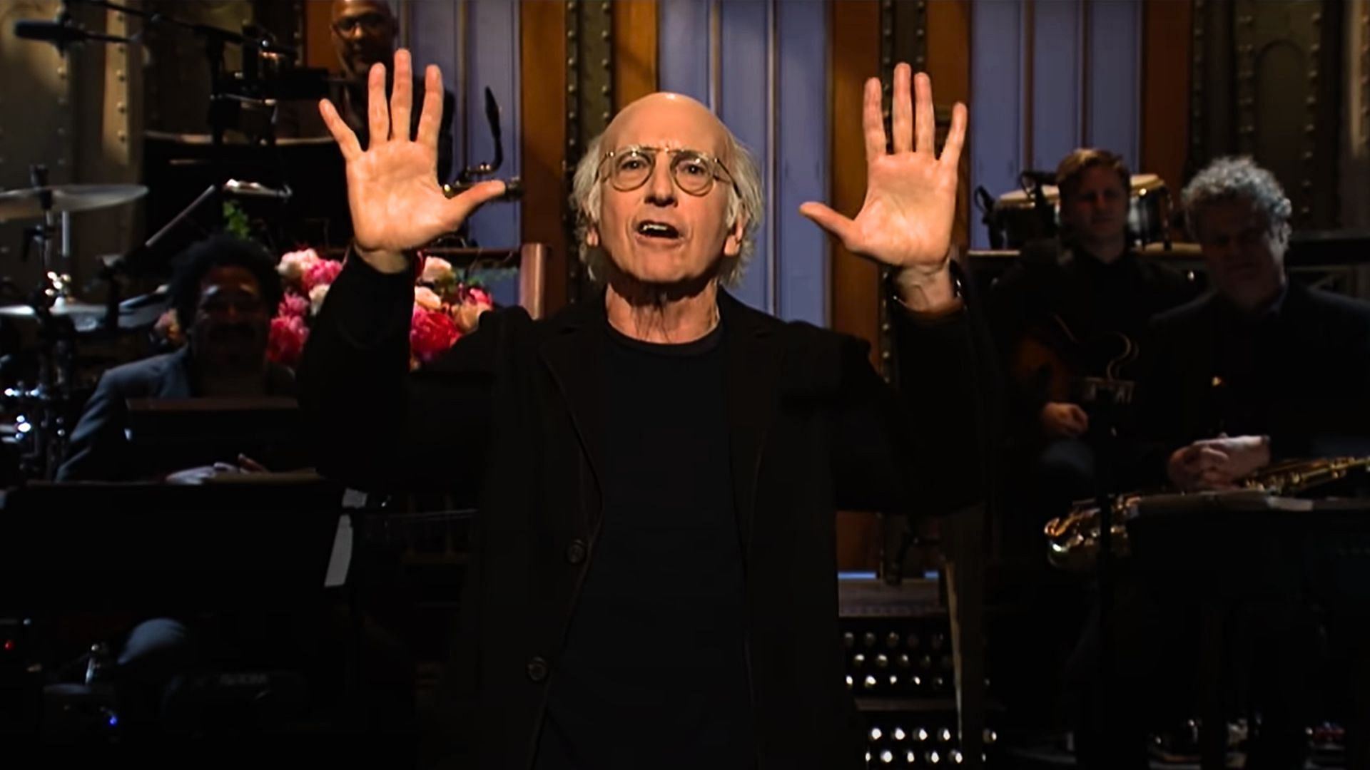 Larry David has a net worth of almost $450 million (Image via Saturday Night Live)