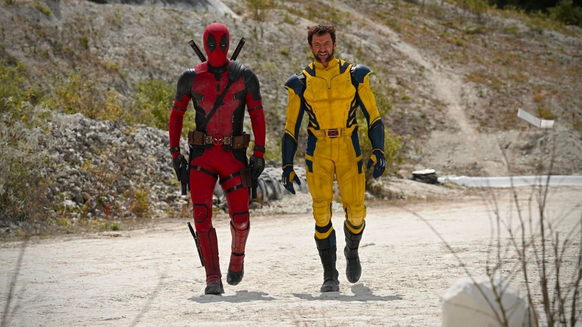 Ryan Reynolds and Hugh Jackman in Deadpool &amp; Wolverine (Image via Marvel Studios)