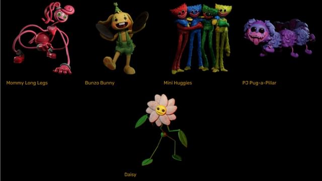 poppy playtime all characters 1 3