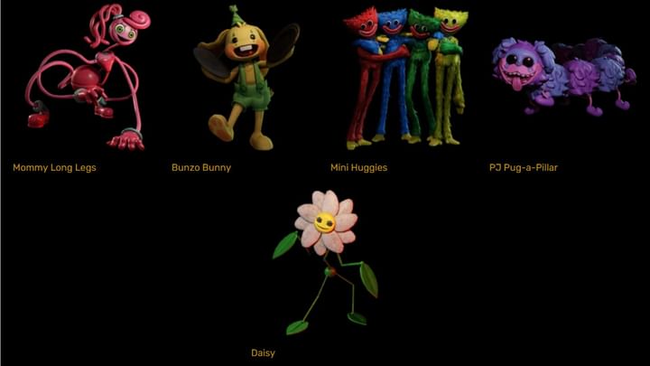 All Poppy Playtime characters