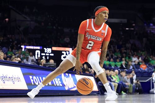 Syracuse guard Dyaisha Fair is also climbing the scoring list.