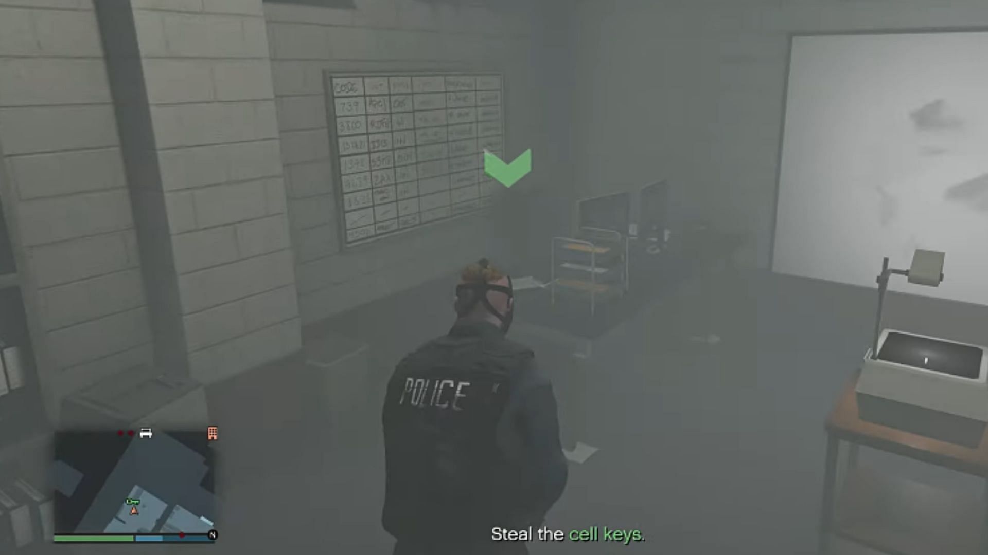 One of the cell key spawn locations (Image via YouTube/GTA Series Videos)